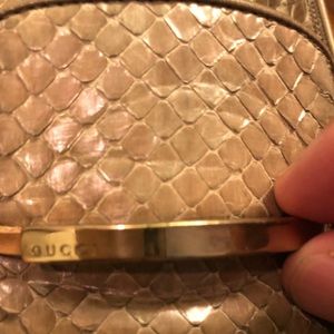 Vintage Gucci Snakeskin Python Horsebit Shoes